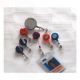 Economy Badge Reel, Clip On- Red - 100