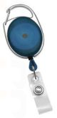 Badge Reel - Carabiner - Blue