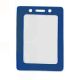  Color-Coded Vertical Badge Holder W/Color Frame - Blue- Pack of 100 