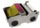 Fargo 45000 YMCKO Color Ribbon and Cleaning Roller-250 images - DTC 1000