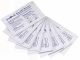 Evolis Printer Clean Cleaning Kit (for card transport rollers) Pack of 50 pre-saturated cleaning cards packaged in individual tear-open pouch