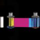 Fargo 84011 YMCK: HDP Full-color ribbon with black resin– 500 images (CR-80) ,   For the Legacy Printers of Fargo HDP600