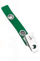 Strap-Clip-Color-Vinyl- W-/-Metal-Bulldog-Clip-Green-Pack-of-100