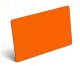 PVC BLANK CARD-CR80 30 Mil ORANGE - Pack of 500 