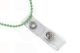 Strap Adapter-Neck Chain- Clear Vinyl 3 3/8