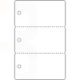  PVC-BLANKCARD-KEYTAG- 3 Up with Holes CR80 30 Mil - Pack of 100